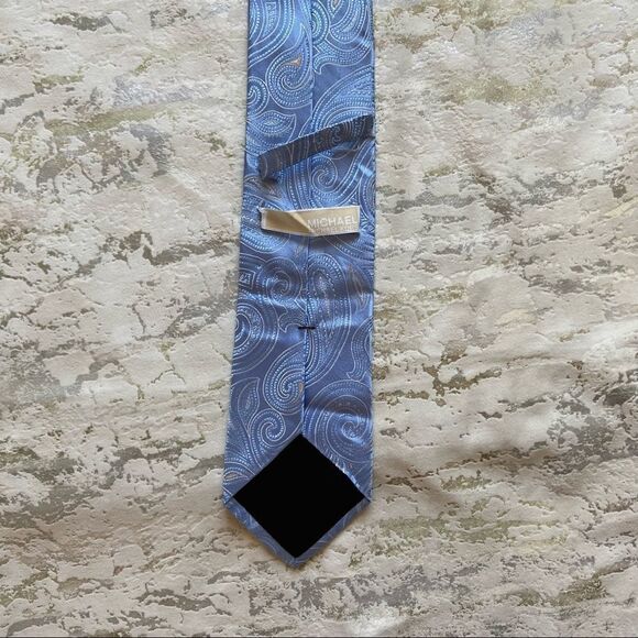 Michael Kors 100% Silk Paisley Tie - Picture 8 of 11